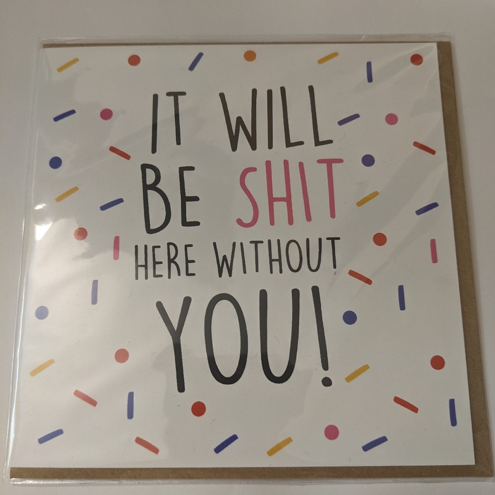 Funny Farewell Card - Picture 2 of 3